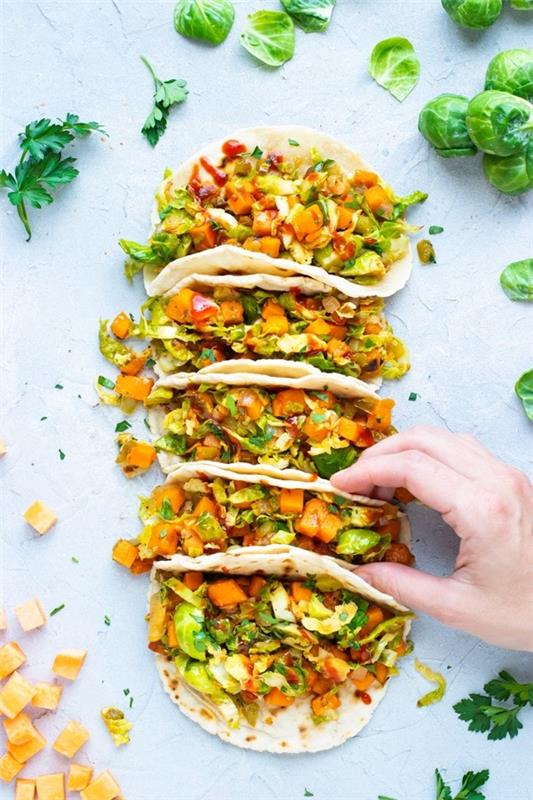 Pegane Nutrition - Ο τελευταίος συνδυασμός τάσης τροφίμων λαχανικών χωρίς γλουτένη από παλέο και vegan tacos