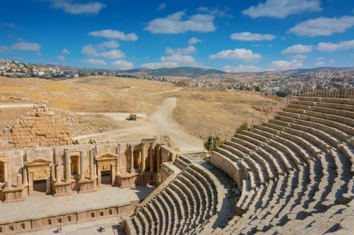 Petra Jordan capital Gerasa oval forum roman 2
