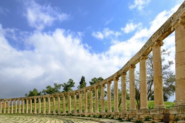 Πέτρα Ιορδανία πρωτεύουσα Jordan Gerasa oval forum roman 4