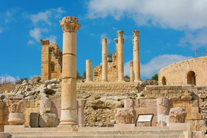 Πέτρα Ιορδανία πρωτεύουσα Jordan Gerasa oval forum roman 5