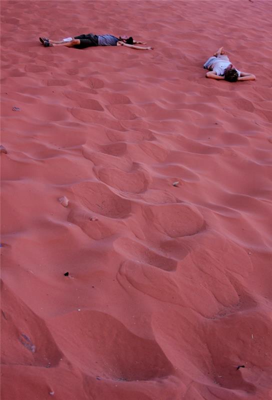 Πέτρα Ιορδανία πρωτεύουσα Ιορδανία ερήμους αμμόλοφους κόκκινη άμμο