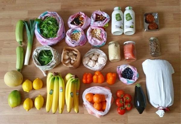 Πλαστικές δωρεάν αγορές επαναχρησιμοποιήσιμες σακούλες τροφίμων
