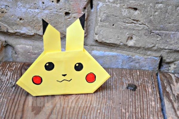 Χειροτεχνία Pokemon με παιδιά - φανταστικές ιδέες και οδηγίες για την παρασκευή origami pikachu