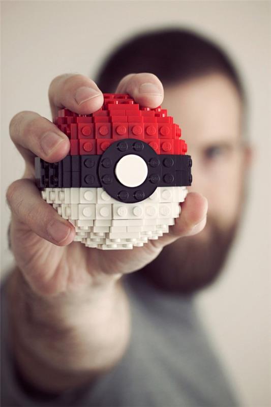 Χειροτεχνία Pokemon με παιδιά - φανταστικές ιδέες και οδηγίες χειροτεχνίας pokeball από lego