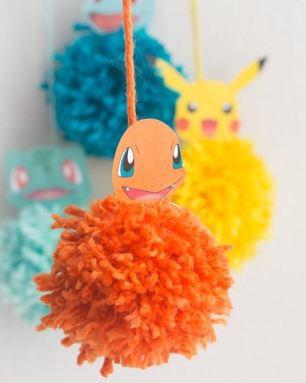 Χειροτεχνία Pokemon με παιδιά - φανταστικές ιδέες και οδηγίες χειροτεχνίας στολίδια πόκεμον πομπόν