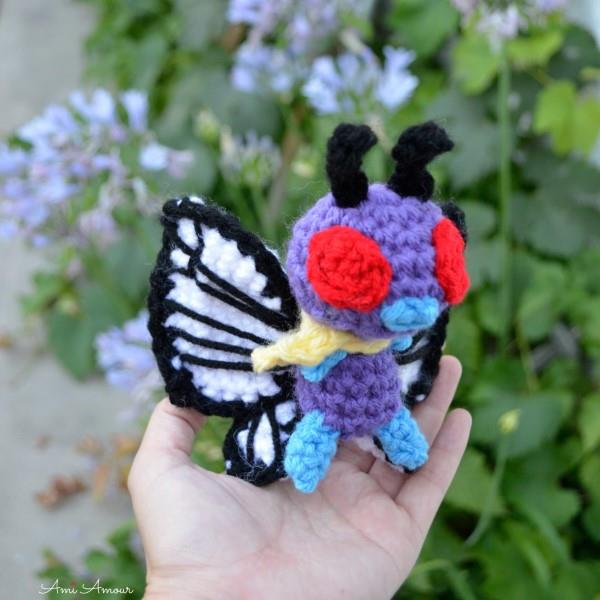 Χειροτεχνία Pokemon με παιδιά - φανταστικές ιδέες και οδηγίες χειροτεχνίας smettbo amigurumi πεταλούδα