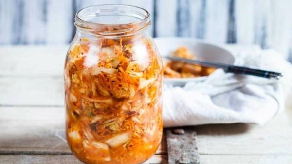 Προβιοτικά τρόφιμα kimchi υγιής εντερική χλωρίδα