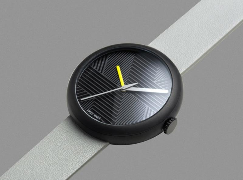 Quartz ρολόγια χειρός λευκά μαύρα ελβετικά ρολόγια πολυτελείας Objest