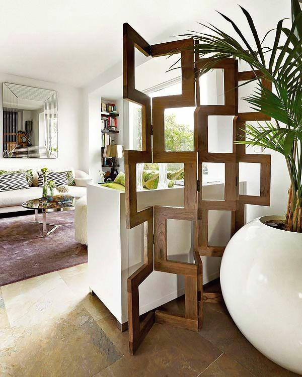 ιδέες για διαχωριστικό δωματίου από ξύλο σχεδιασμό ανοίγματα διαχωριστικού δωματίου