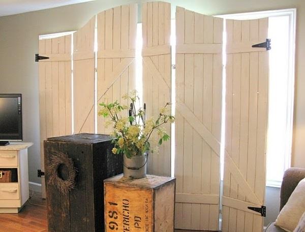 Ιδέες για διαχωριστικό δωματίου από ξύλο σχεδιασμό vintage διαχωριστικό δωματίου