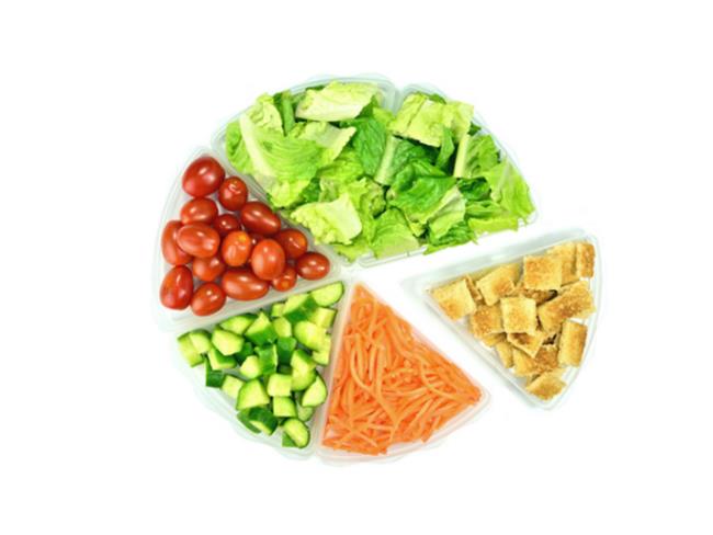 Συνήθως τρώτε μια υγιεινή διατροφή, χάστε βάρος, φρέσκα λαχανικά 80 τοις εκατό, υδατάνθρακες 20 τοις εκατό