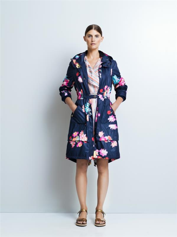 Rainwear fashion parka olily