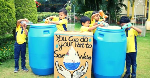 Βρόχινα νερά χρήσης φιλικά προς το περιβάλλον συμβουλές για παιδιά
