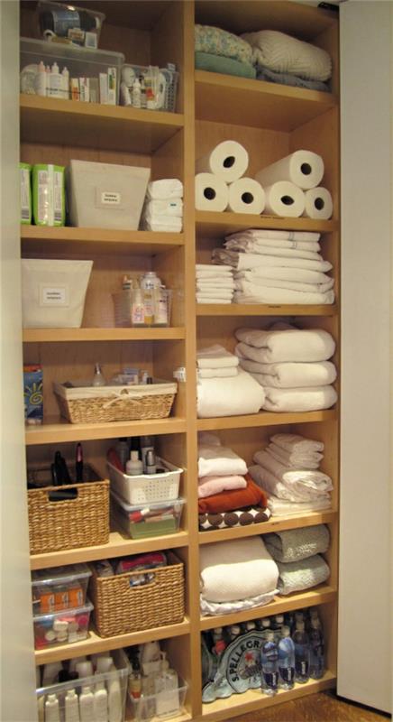 Καθαρισμός και οργάνωση της ντουλάπας από λινό, προϊόντα περιποίησης