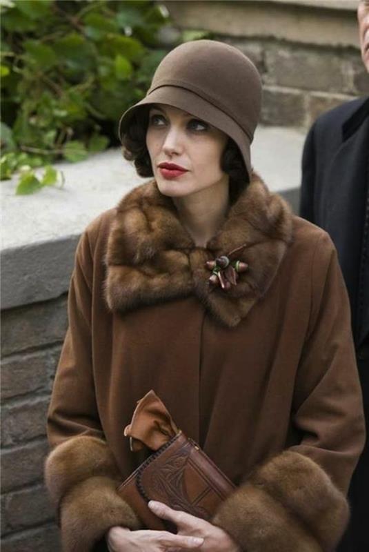 Ρετρό γυναικεία καπέλα Angelina Jolie γυναικείες συμβουλές μόδας και styling
