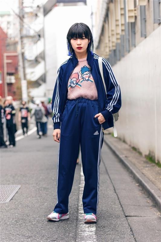 Ρετρό αθλητικό κοστούμι - Adidas - Street Style - Fashion trends Street Fashion