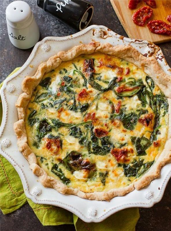 Συνταγή Quiche Ζύμη με Quiche λαχανικών Προετοιμάστε τα συστατικά