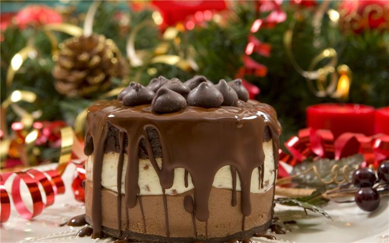 Συνταγές κέικ υπέροχες ιδέες διακοσμήσεις κέικ Χριστούγεννα
