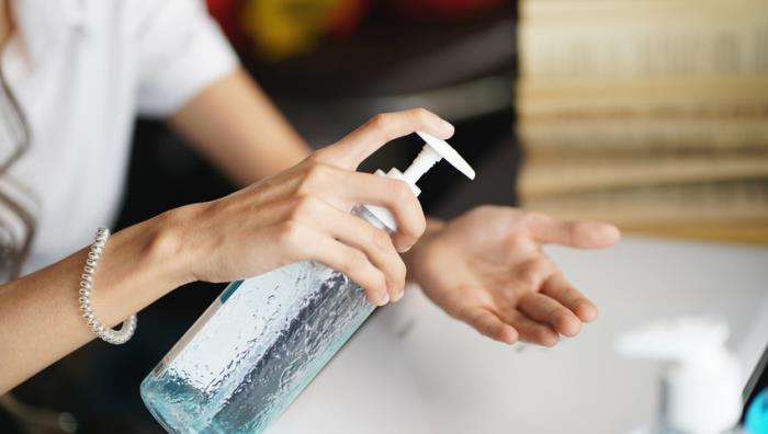 Σωστό πλύσιμο χεριών γυναικείο βραχιόλι χεριών απολυμαντικό