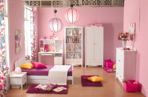 Τα ροζ παιδικά δωμάτια κάνουν αστικούς εσωτερικούς χώρους