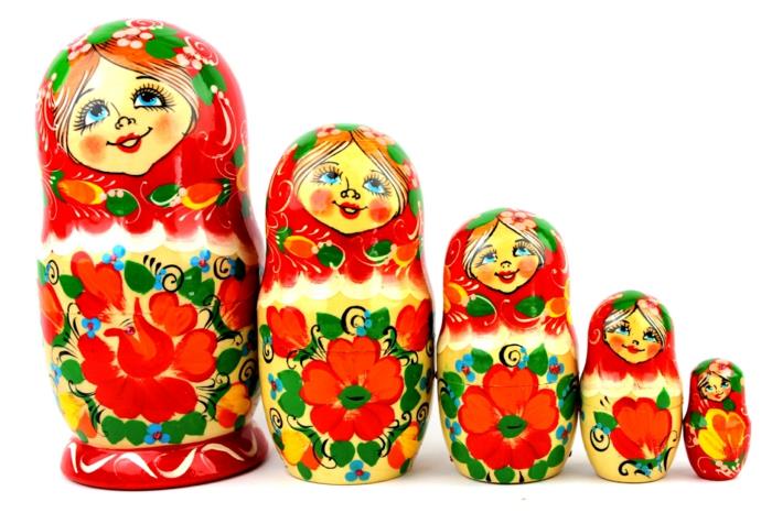 Ρωσικές κούκλες Ρωσική οικογένεια matryoshka