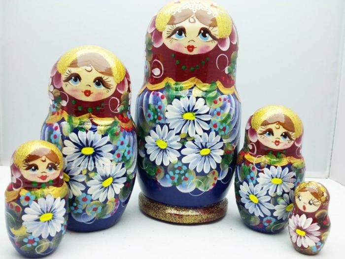 Ρωσικές κούκλες Russian Matryoshka Family Russian Russian Flowers