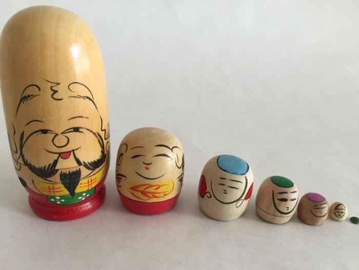 Ρωσικές κούκλες Ρωσική matryoshka Fukuruma όλα