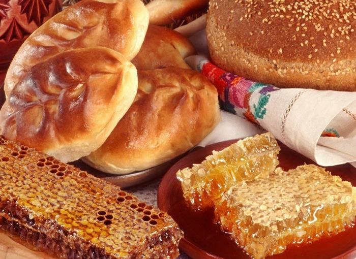 Ρωσικά Χριστούγεννα Χριστούγεννα στη Ρωσία λαχανικό ψωμί από μέλι