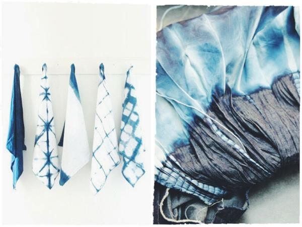 Σάλι και σάλι Τεχνική Shibori