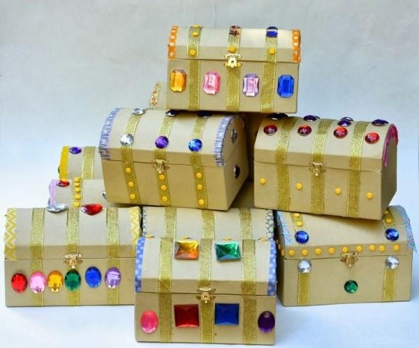Tinker θησαυρός θησαυρού με παιδιά - αστείες ιδέες και οδηγίες για τα πειρατικά πάρτι σας ξύλινα κουτιά σεντούκια κοσμήματα
