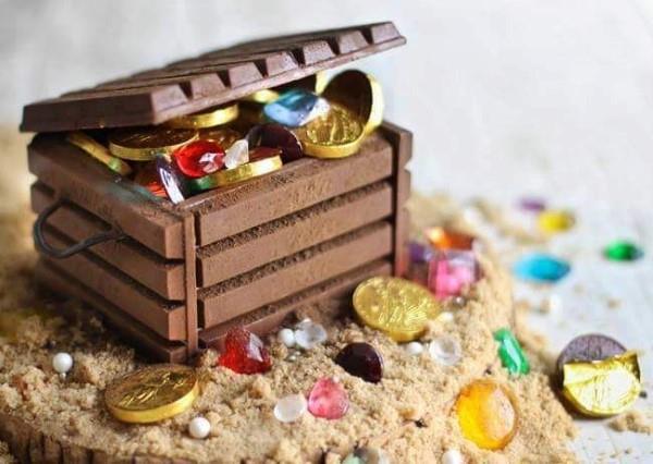 Tinker θησαυρός θησαυρού με παιδιά - αστείες ιδέες και οδηγίες για το πειρατικό πάρτι σας νόστιμες ιδέες για σοκολάτα