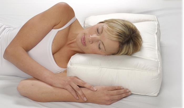 Μαξιλάρι ύπνου θέση ύπνου πλευρικό μαξιλάρι tempur μαξιλάρι κοιμισμένη γυναίκα