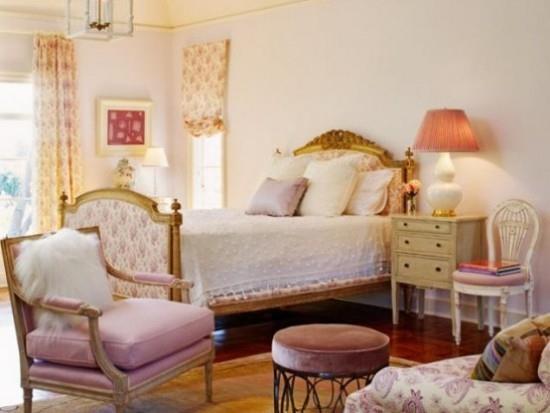 Ιδέες κρεβατοκάμαρας ρομαντική ατμόσφαιρα φρέσκα χρώματα και παιχνιδιάρικα μοτίβα