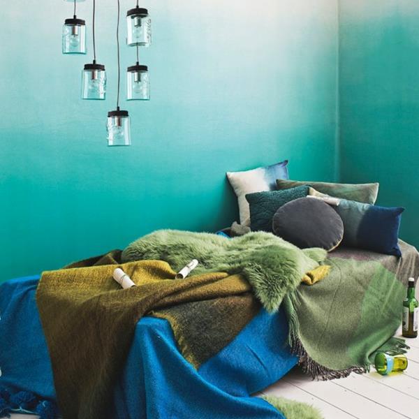 Τα υπνοδωμάτια δημιουργούν ένα μινιμαλιστικό, πολύχρωμο σχέδιο