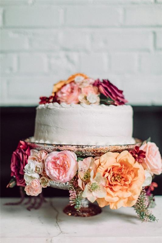 Απλή σπιτική βάση κέικ για γάμους
