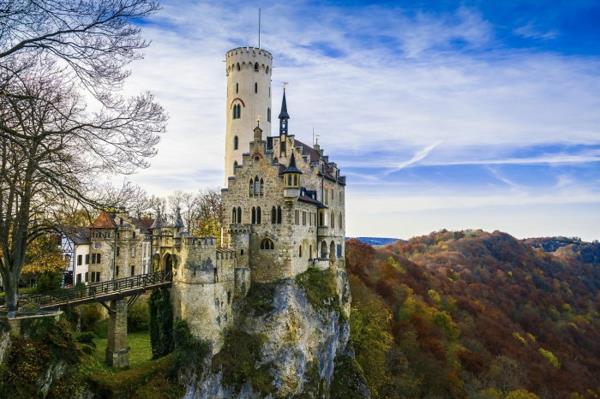 Αρχαία αρχιτεκτονική του κάστρου Lichtenstein