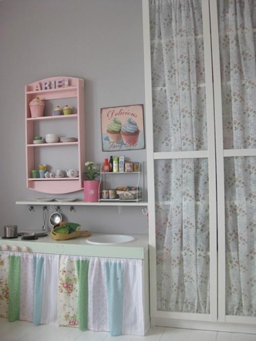 Όμορφες ιδέες σχεδιασμού κοριτσίστικη μικρή κουζίνα