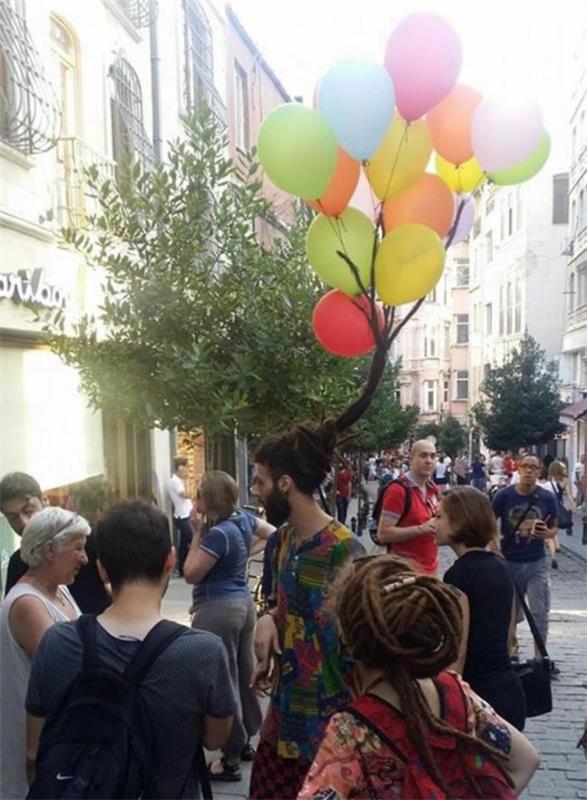 Όμορφα κουρέματα αστεία χτενίσματα φωτογραφίες μπαλόνια