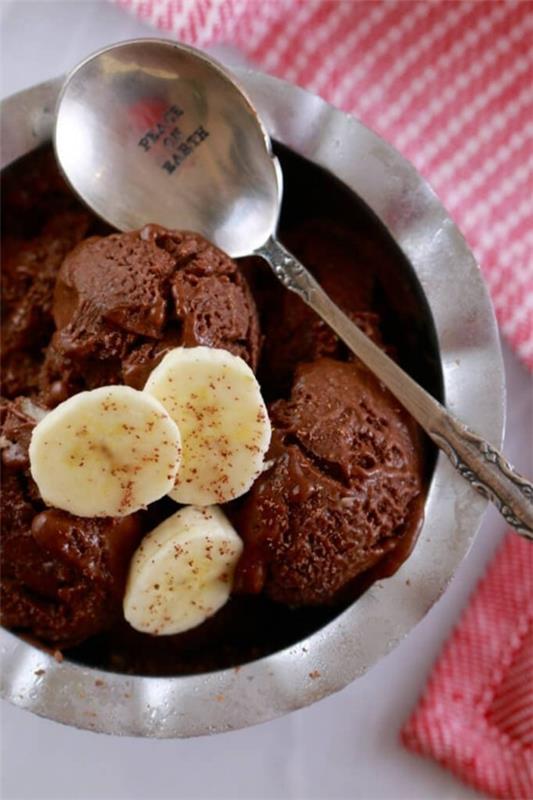 Συνταγή παγωμένου γιαουρτιού σοκολάτας με παγωμένο γιαούρτι χωρίς παγωτομηχανή
