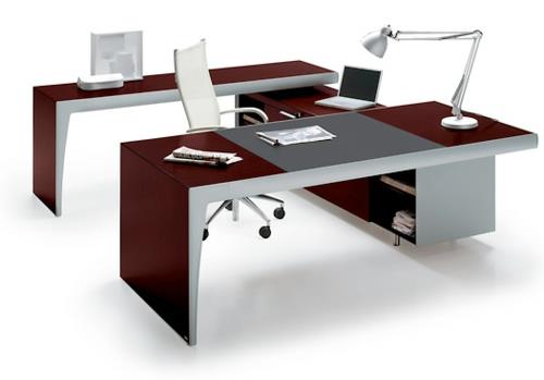 Τραπέζια και τραπέζια υπολογιστών σκούρο κόκκινο επιτραπέζιο φωτιστικό καρέκλα γραφείου