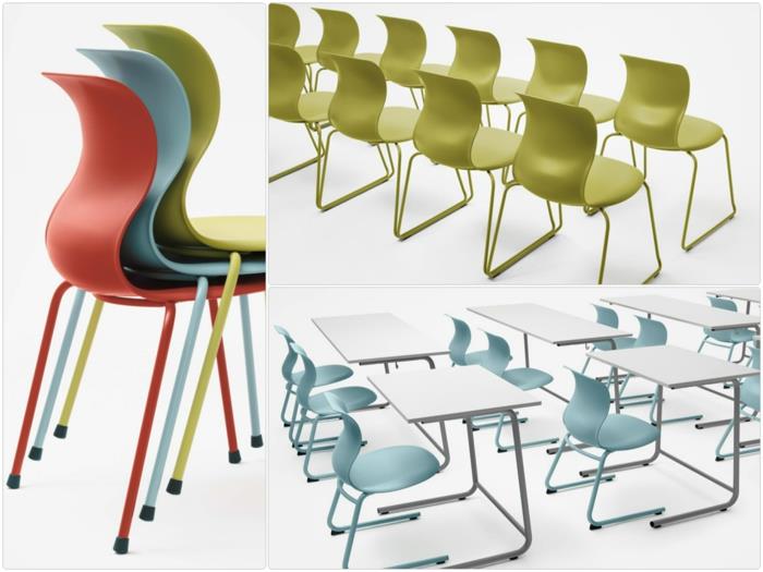 Μοντέρνες καρέκλες για έπιπλα σχολείου από τον Konstantin Grcic