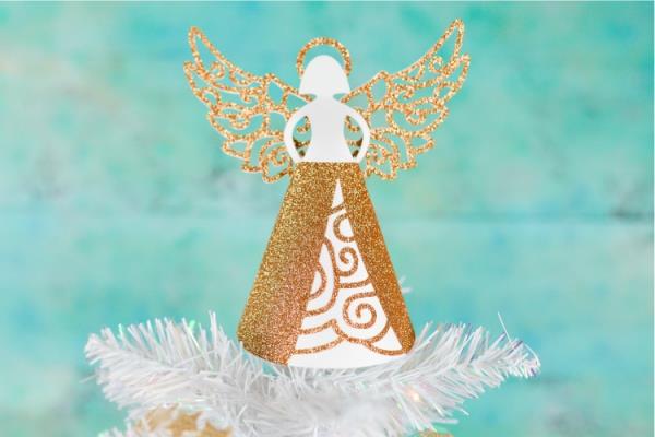 Guardian angels tinker με παιδιά για τα Χριστούγεννα - μαγικές ιδέες και οδηγίες για χριστουγεννιάτικο δέντρο top angel paper