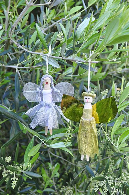 Guardian angels tinker με παιδιά για τα Χριστούγεννα - μαγικές ιδέες και οδηγίες διακοσμητικά διακοσμητικά αγγέλου μανταλάκι
