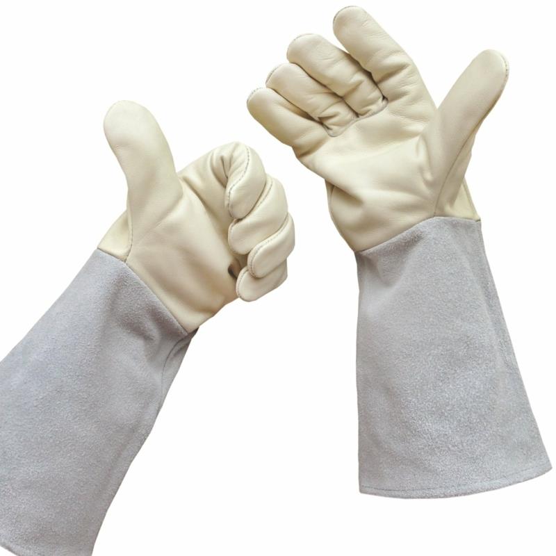 Προστατευτικά ρούχα κηπουρικά προστατευτικά γάντια λευκά