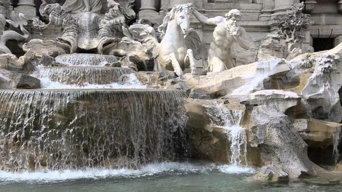Αξιοθέατα στην Ιταλία Αξιοθέατα στην Ιταλία Τεμάχιο Fontana di Trevi