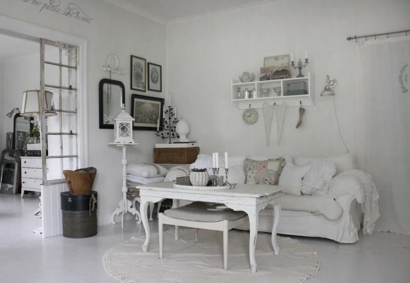 Shabby chic στυλ εσωτερικού που μου ταιριάζει