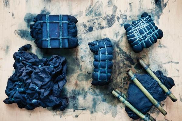 Τεχνική Shibori βαφή πλυσίματος DIY