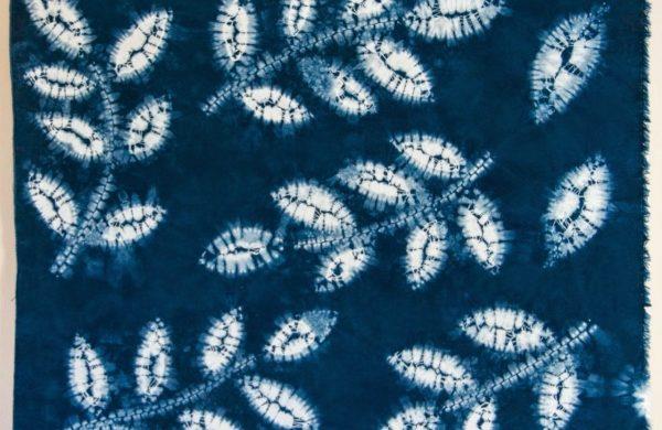 Τεχνική Shibori ιδέες φυτικών μοτίβων