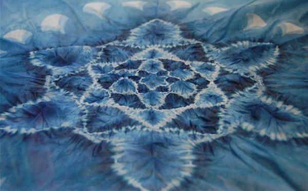 Τεχνική Shibori - Star Pattern Shibori