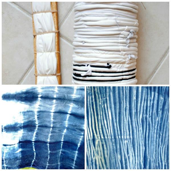 Τεχνική Shibori - αρκετά βήματα - υπέροχες ιδέες